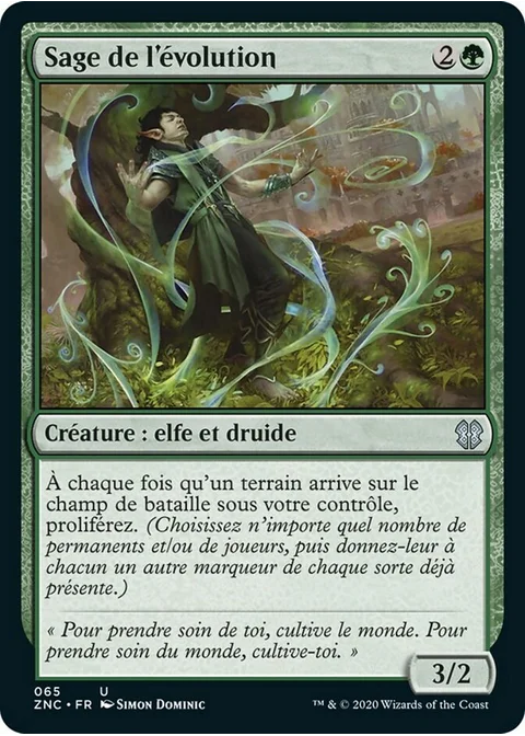 Sage de l'évolution