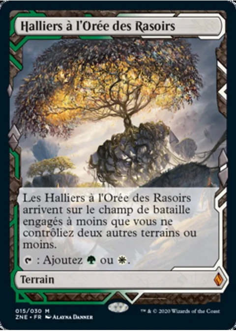 Halliers à l'Orée des Rasoirs