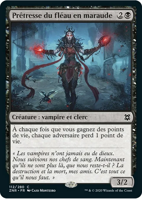 Prêtresse du fléau en maraude