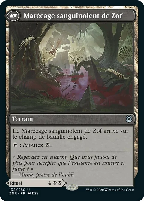 Marécage sanguinolent de Zof