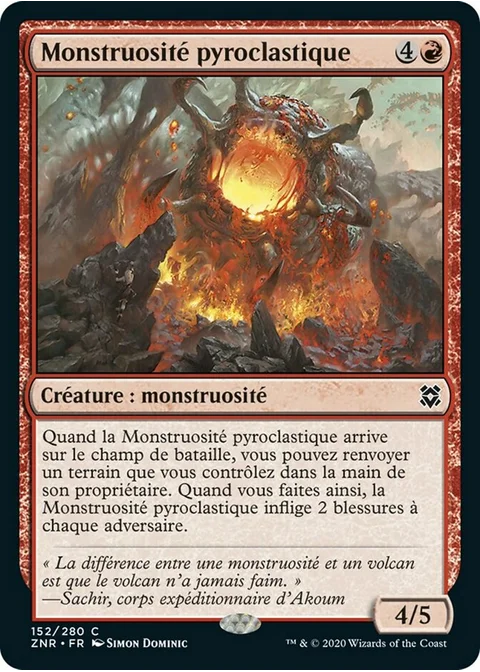 Monstruosité pyroclastique