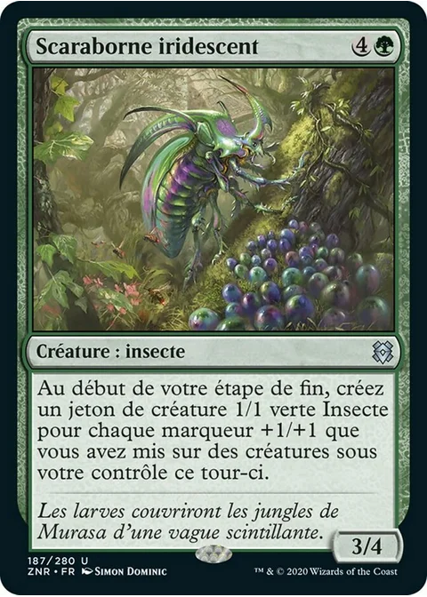 Scaraborne iridescent