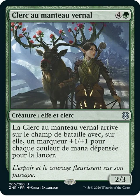 Clerc au manteau vernal