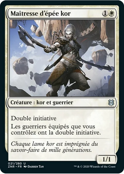 Maîtresse d'épée kor