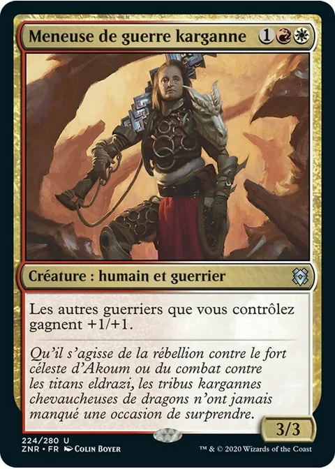 Meneuse de guerre karganne