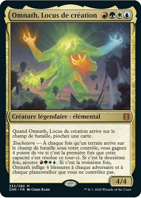 Omnath, Locus de création