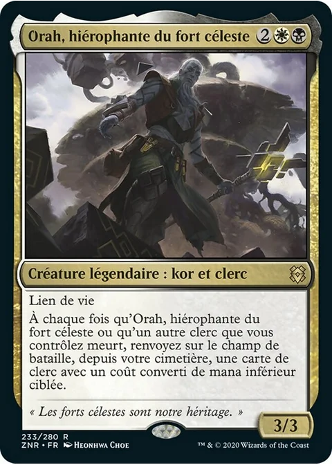 Orah, hiérophante du fort céleste