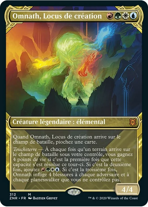 Omnath, Locus de création