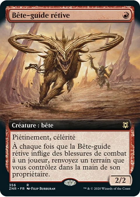 Bête-guide rétive