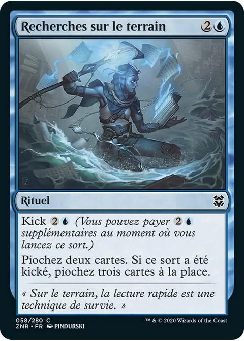 Recherches sur le terrain