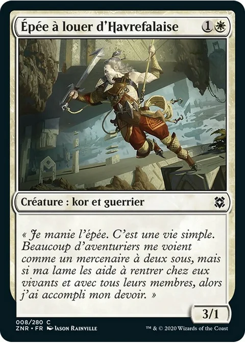 Épée à louer d'Havrefalaise