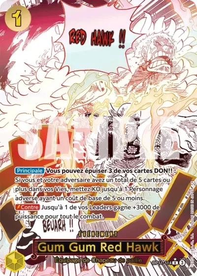 R - Gum Gum Red Hawk (Version 2)