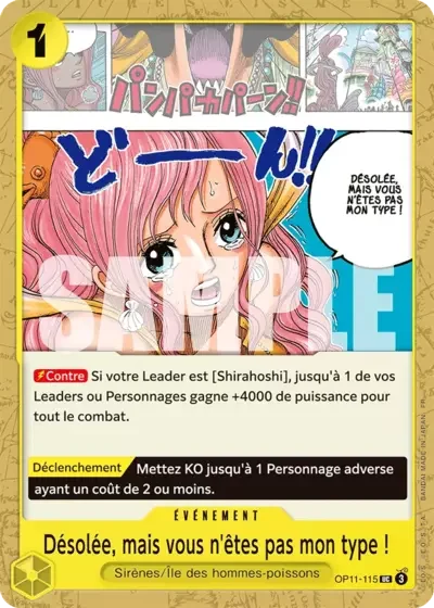 UC - Désolée, mais vous n'êtes pas mon type !