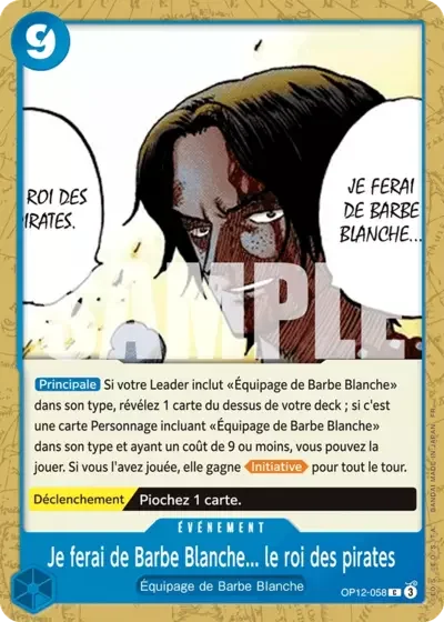 C - Je ferai de Barbe Blanche... le roi des pirates