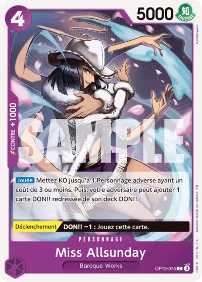 C - Miss Allsunday