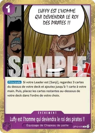 R - Luffy est l'homme qui deviendra le roi des pirates !!