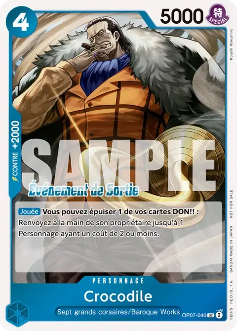 OP07-040-UC - Crocodile (Pack Winner d'Événement de Sortie ST-15～ST-20)