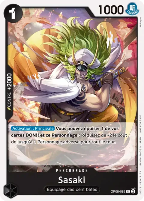OP08-082-R - Sasaki (Pack de Bienvenue Vol.1)
