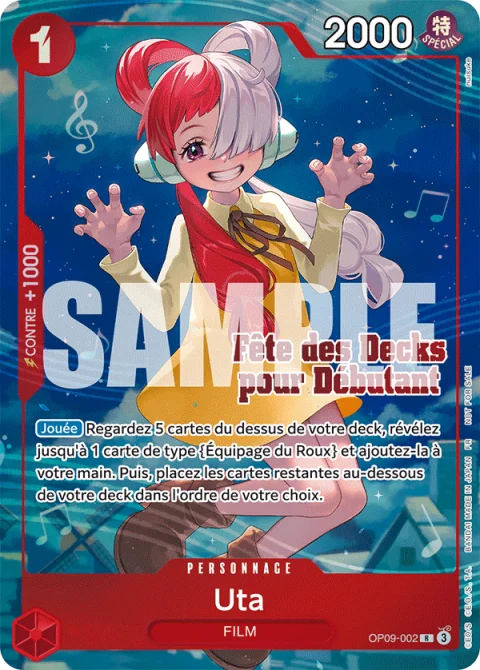 OP09-002-R - Uta (Fête des Decks pour Débutant ST23-ST28 - Winner)