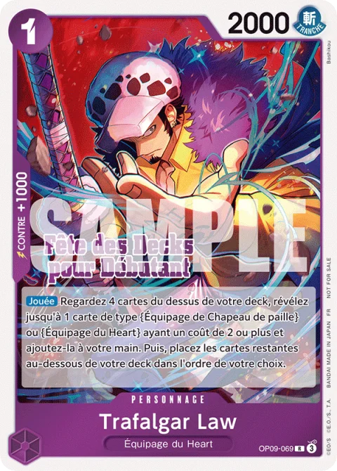 OP09-069-R - Trafalgar Law (Fête des Decks pour Débutant ST23-ST28)