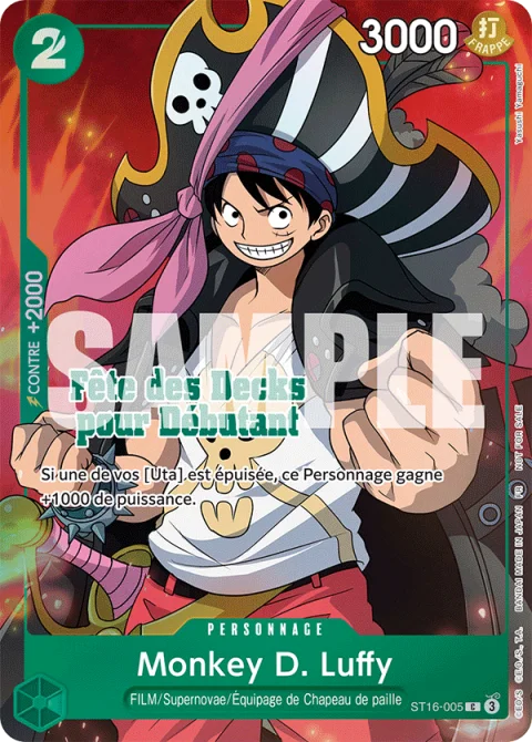 ST16-005-C - Monkey D. Luffy (Fête des Decks pour Débutant ST23-ST28 - Winner)