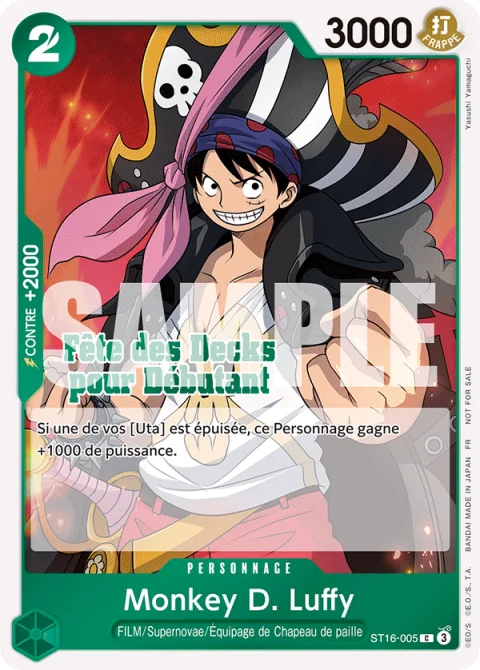 ST16-005-C - Monkey D. Luffy (Fête des Decks pour Débutant ST23-ST28)