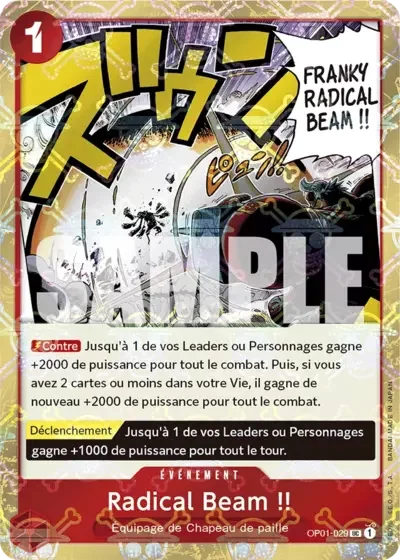 UC - Radical Beam !! (PRB01 Jolly Roger Foil)