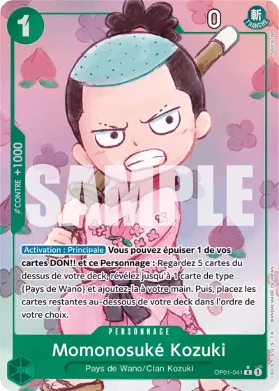 R - Momonosuké Kozuki (PRB01 Alternative Art)