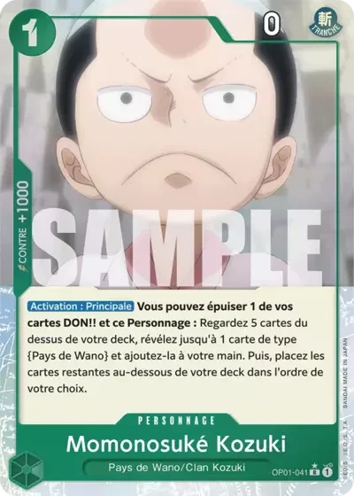 R - Momonosuké Kozuki (PRB01 Full Art)