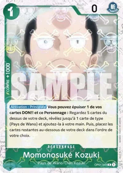 R - Momonosuké Kozuki (PRB01 Jolly Roger Foil)