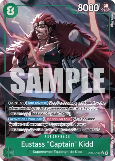 SR - Eustass "Captain" Kidd (PRB01 Alternative Art)