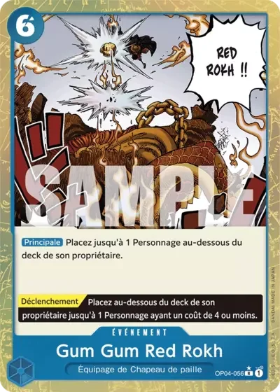 R - Gum Gum Red Rokh (PRB01 Foil)