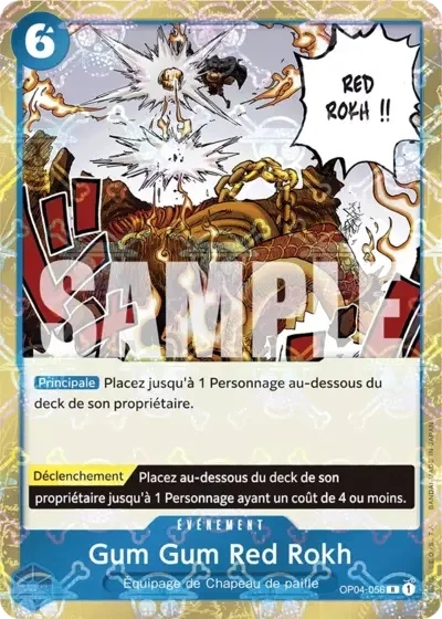 R - Gum Gum Red Rokh (PRB01 Jolly Roger Foil)