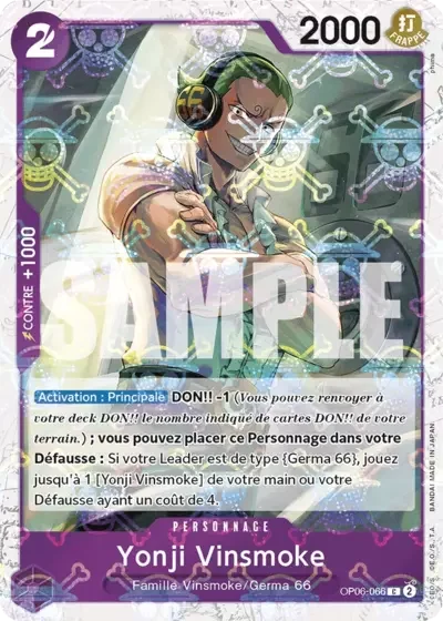C - Yonji Vinsmoke (PRB01 Jolly Roger Foil)