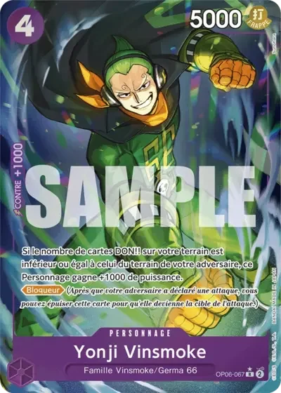 R - Yonji Vinsmoke (PRB01 Full Art)