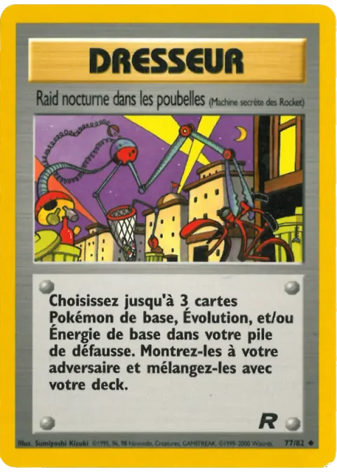 Raid nocturne dans les poubelles