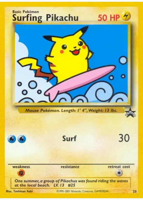 Pikachu surfeur