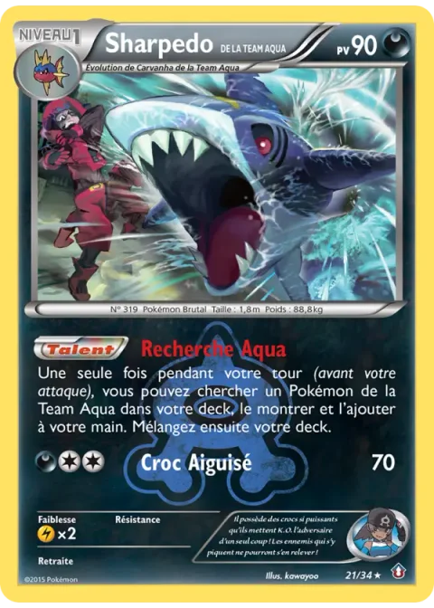 Sharpedo de la Team Aqua