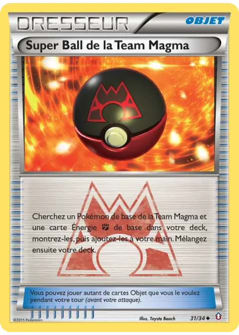 Super Ball de la Team Magma
