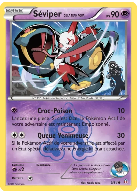 Séviper de la Team Aqua