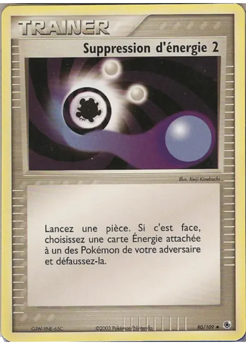 Suppression d'énergie 2