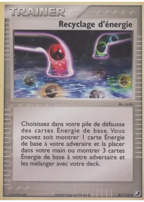 Recyclage d'énergie