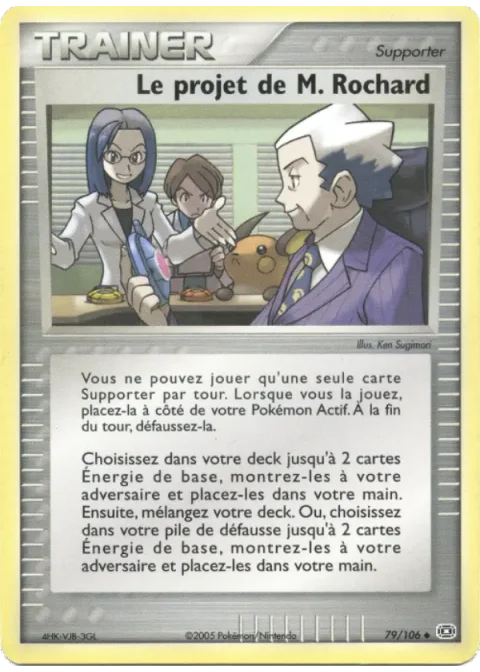 Le projet de M. Rochard