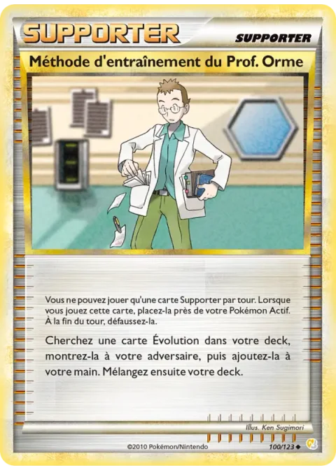 Méthode d'entraînement du Prof.Orme