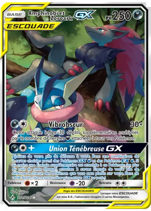 Amphinobi et Zoroark GX