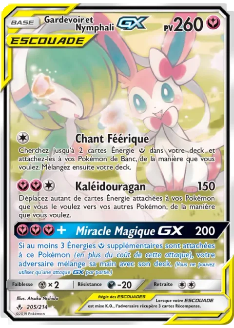 Gardevoir et Nymphali GX