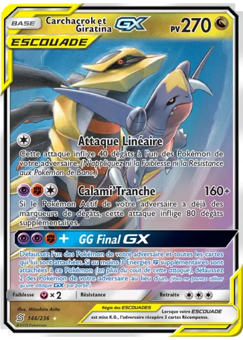 Carchacrok et Giratina GX