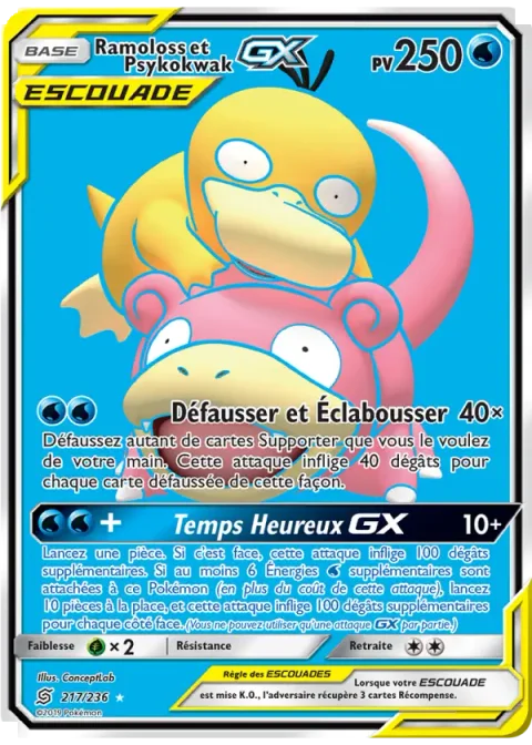 Ramoloss et Psykokwak GX