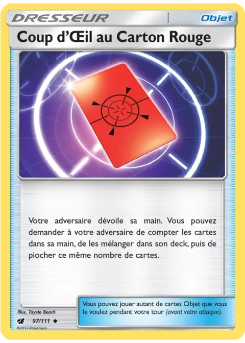 Coup d’Œil au Carton Rouge