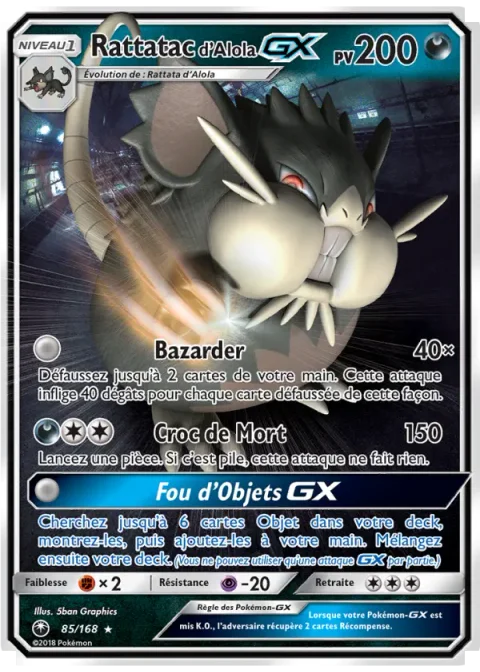Rattatac d’Alola GX